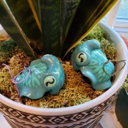 Blue Cuttlefish Christmas Ornament - thumbnail 1