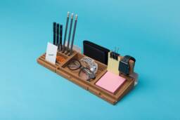 Cork Desk Organizer Set/Pen Holder Office Storage Apple Watch Stand Cork Decor