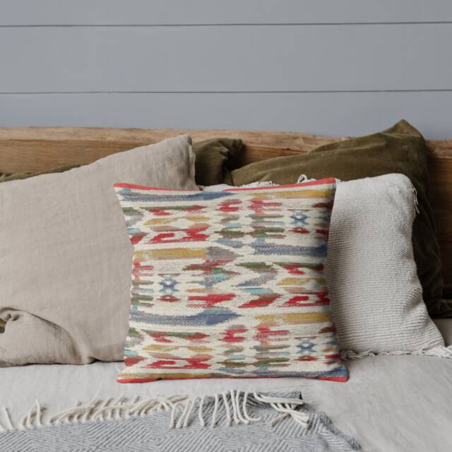 Tribal Southwest Pillow Cover Cochiti Jacquard Fiesta Fabric - image 1