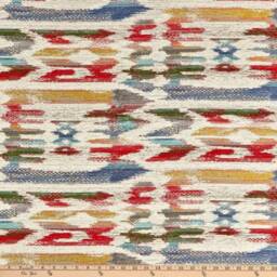 Tribal Southwest Pillow Cover Cochiti Jacquard Fiesta Fabric - thumbnail 2