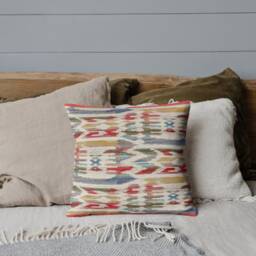 Tribal Southwest Pillow Cover Cochiti Jacquard Fiesta Fabric - thumbnail 1