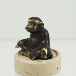 Monkey Meditation Yoga Statue, 2 - thumbnail 3