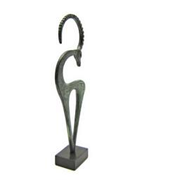 Bronze Ibex, Greek Art, Sculpture , Ancient Greece Metal Animal 10 Inches Height Civiliization - thumbnail 3
