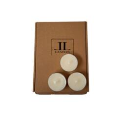 Snowflake Sparkle Christmas Scented Tea Light Candles Made With Soy Wax 12 Per Box - thumbnail 3