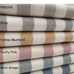 Bespoke Headboard Cover - Candy Stripe Natural - thumbnail 4