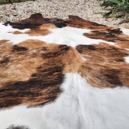 Tricolor Large Cowhide Rug Cowhide Tapis Peau De Vache Cow Hide - thumbnail 3