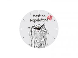 Neapolitan Mastiff, Free Standing Mdf Floor Clock With An Image Of A Dog - thumbnail 1