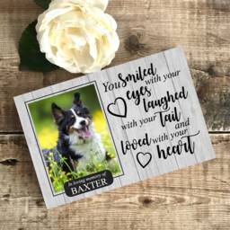 Memorial Photo Block, Dog Memorial, Pet Frame, Plaque, Picture Cat - thumbnail 2