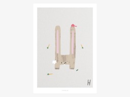 Poster Mural/Abc Kids H Poster, Animal Alphabet, Letters, Children's Room Wall Decoration Room, Art Print, As A Gift - thumbnail 1
