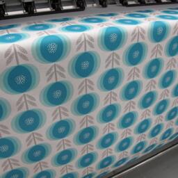 Lampshade, Lamp Shade, Teal Floral Lampshade, Flower Pattern, Flower, Scandi Bedside Lampshades - thumbnail 3