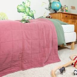 Quilted Bedspread For Children Made Of Cotton By Hj??rtslag Design - Single Bed - thumbnail 1