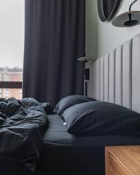 Total Black Duvet Cover, Organic Pillowcases, Bedding Set, Minimalist Bedding, Bed Sheet, Cozy Cover With Buttons