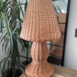 Handmade Wicker Table Lamp Large Willow Lamp - thumbnail 2
