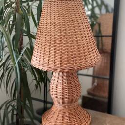Handmade Wicker Table Lamp Large Willow Lamp - thumbnail 3