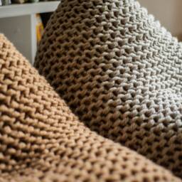 Beige Bean Bag Chair, Accent Chair For Living Room, Bedroom Lounge Housewarming Gift - thumbnail 3