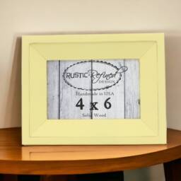 Handmade Solid Wood 4x6 Haven Collection - Picture Frame Rustic Home Decor - thumbnail 4