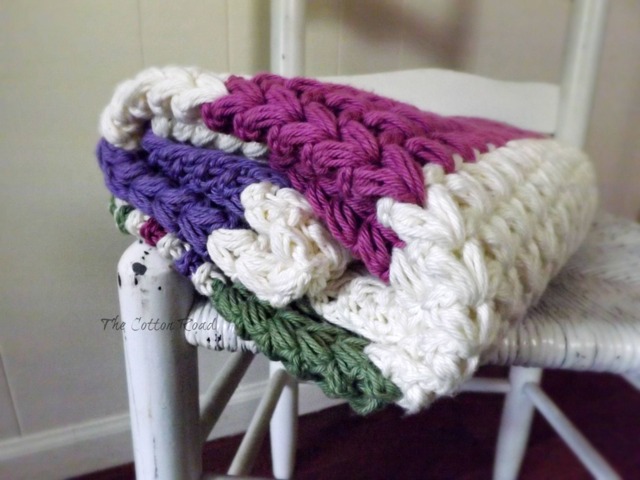 Puff Stitch Baby Blanket - image 1