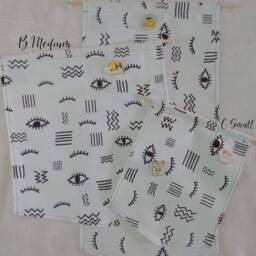 Mysterious Eyes Enamel Pin & Button Banner Canvas Wall Decor - thumbnail 2