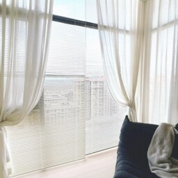 High Ceiling Curtains, 2-story Extra Long Sheer Curtains, 50 - thumbnail 3