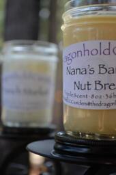 Nana's Banana Nut Bread Candle Hand Poured, Triple Scented Soy-Paraffin Candle - thumbnail 1