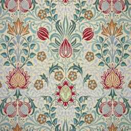 Custom Made William Morris Persian Natural Blackout/Lining Curtains 3 - thumbnail 1