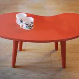 Bean Wiggle Coffee Table - Tiger Tea Red - thumbnail 3