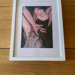 Eileen Cooper - Celia Glyndebourne Cover Print 2018 Mounted Framed White Rare - thumbnail 4