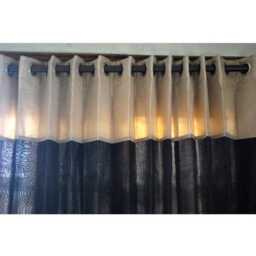 "Chocolate Beige Curtain Panels 52""x96" - thumbnail 3