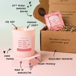 Funny Best Friend Gift Set - Candle, Bath Salts & Matchbox - thumbnail 3
