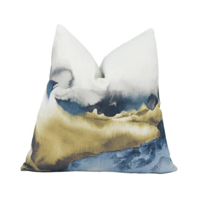 Harlequin - Kailani Lagoon/Linden Stunning Snowy Mountain Landscape Handmade Cushion Cover Throw Pillow Designer Home D??cor - image 1