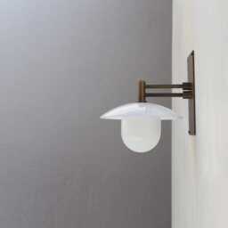 Brass Wall Sconce Light With Glass Shade, Industrial Style Brass Wall Sconce Light, Ul Listed, Lm2 No.0424 - thumbnail 3