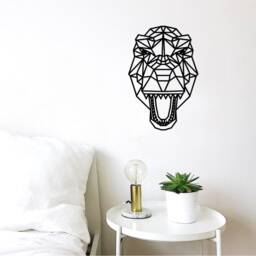 Geometric T-Rex Dinosaur Wall Art Poly T Rex, Decor, Hanging - thumbnail 3