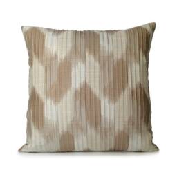 Off White, Beige & Tan Cotton Blend Decorative Throw Pillow Covers, Textured Pillows, Cushion Covers, Cotton Blend Toss Pillow, Home Decor - thumbnail 1
