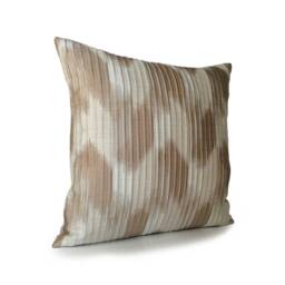 Off White, Beige & Tan Cotton Blend Decorative Throw Pillow Covers, Textured Pillows, Cushion Covers, Cotton Blend Toss Pillow, Home Decor - thumbnail 2