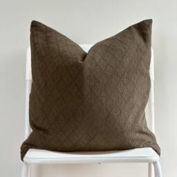 Dark Olive Green Hand Woven Pillow Cover - Limited - thumbnail 2