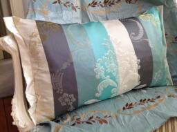 Basquina Turquoise - Designers Guild, Decorative Pillow Cover
