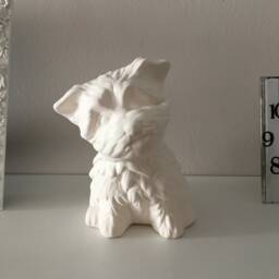 Handmade Ceramics Ready To Paint Ceramic Dog Bisque For Art Projects, Home D??cor & Unique Gifts