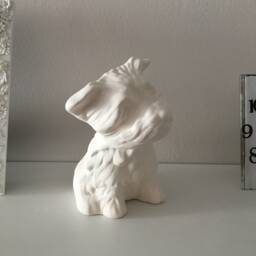 Handmade Ceramics Ready To Paint Ceramic Dog Bisque For Art Projects, Home D??cor & Unique Gifts - thumbnail 3