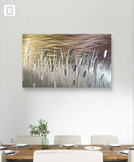 "Modern Metal Wall Art, " - image 1