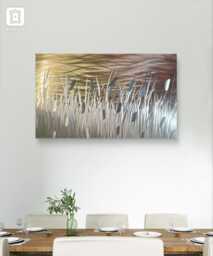 "Modern Metal Wall Art, " - thumbnail 1