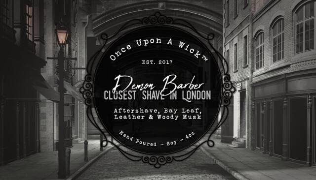 Demon Barber - Sweeney Todd Inspired Handmade Soy Candles, Wax Melts & Room Sprays