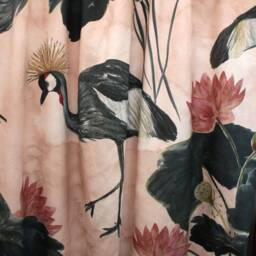 Set Of 2 Curtains Wit Peacocks, Peacocks Paintings, Blackout Curtains - thumbnail 3