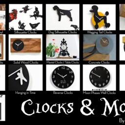 Whatever, I'm Namast'ay in Bed/Square White - Wall Clock - thumbnail 4