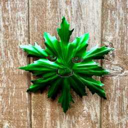 Green Man Metal Garden Plaque Spirit Of Nature Wall Art - 15 Or 30cm - thumbnail 3