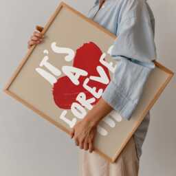 It's A Forever Thing Print Family Quote Art On Archival Paper - thumbnail 3