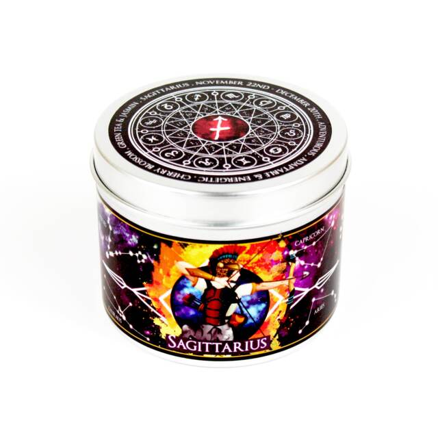 Sagittarius Zodiac Candle - Star Sign Sagittarian Constellation Gift -Horoscopes Astrology Horoscope - image 1