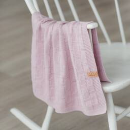 Hand Knitted Baby Blanket, Girl Blankets - thumbnail 3