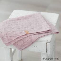 Hand Knitted Baby Blanket, Girl Blankets - thumbnail 2