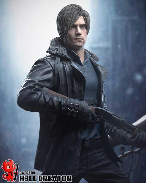 Leon Kennedy 3D Printed Figure 110 Scale - image 1