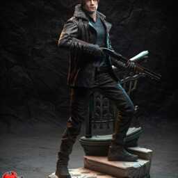 Leon Kennedy 3D Printed Figure 110 Scale - thumbnail 3